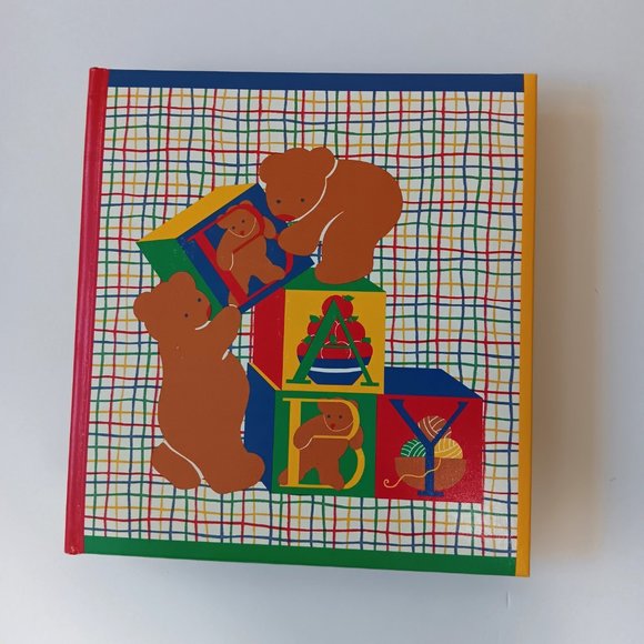 Set Of Two Vintage Alphabears Gear Kids C.R. Gibson Grow-Up Book and Photo Album - Picture 2 of 16